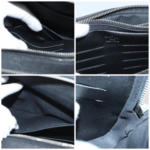 LOUIS VUITTON Taiga Pavel Clutch Bag Ardoise M32902 LV Auth BA1530 - Picture 15 of 16